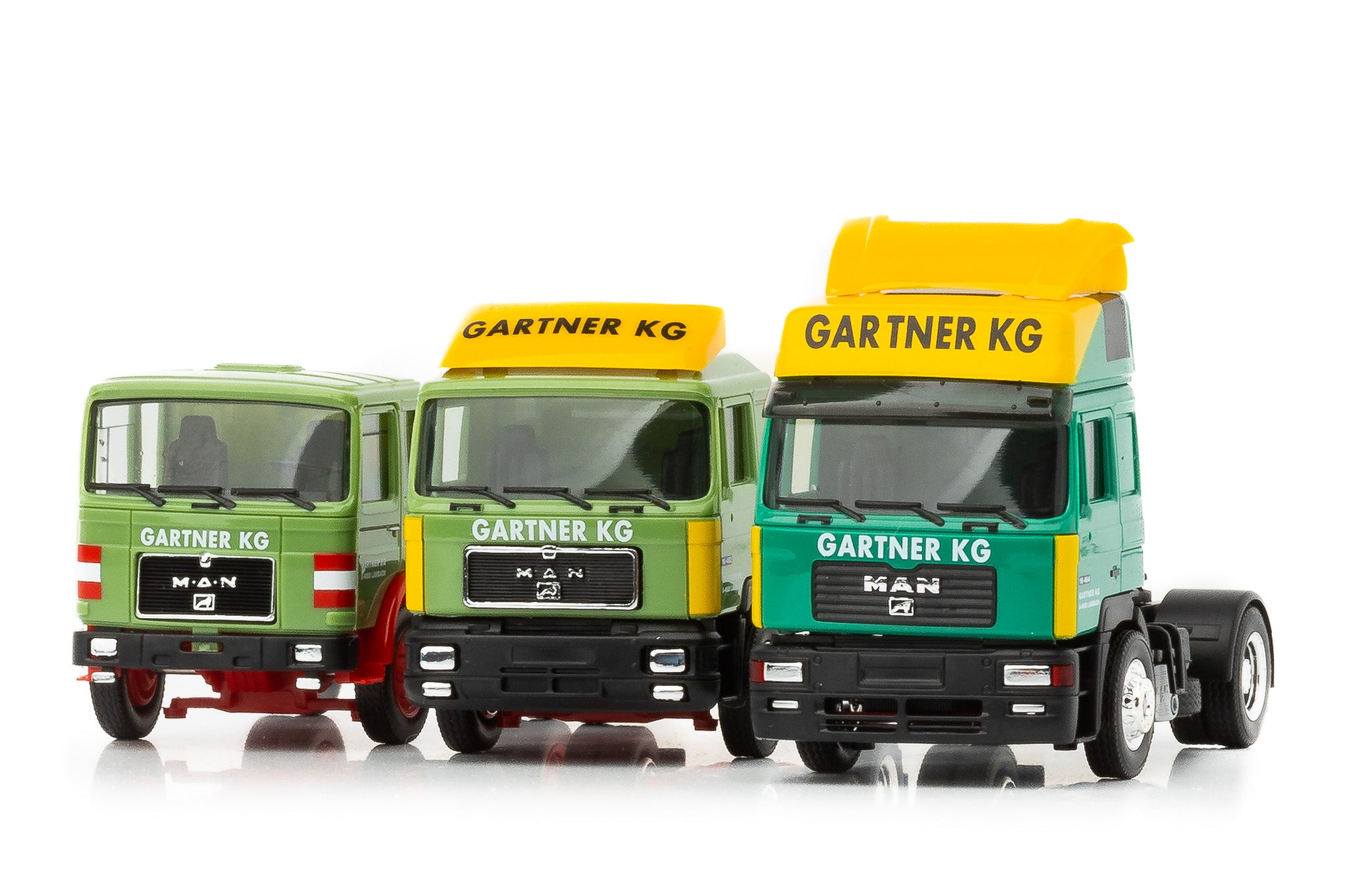 Gartner MAN TGX トレーラー ミニカー Tekno Gartner MAN TGX GX tanker semitrailer 86483 | TRUCKMO.com